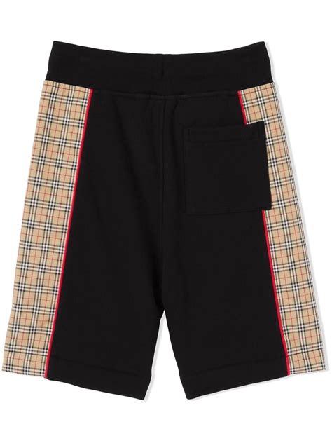 kids burberry shorts and shirt